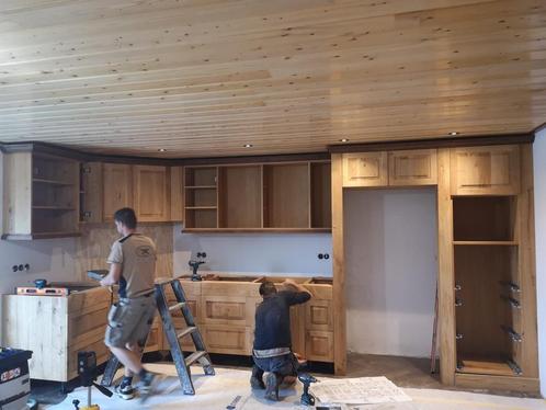MASSIEF eiken keuken op maat | Modern of Landelijke keuken, Huis en Inrichting, Keuken | Complete keukens, Hout, Nieuw