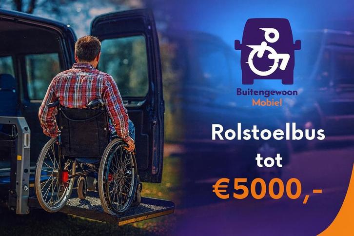 Rolstoelbus tot €5.000,-? Buitengewoon Mobiel in Moordrecht, Auto's, Bestelauto's, Te koop, Diesel, Gebruikt