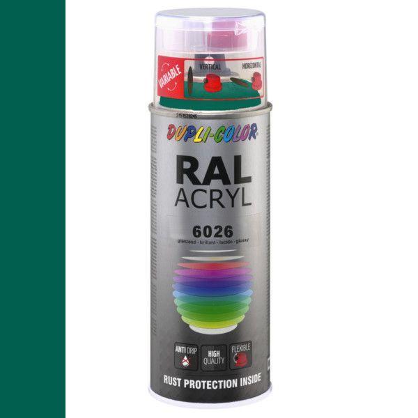 Dupli-Color Ral Acryl Ral 6026 Opaal groen Hoogglans 400 ml, Doe-het-zelf en Verbouw, Verf, Beits en Lak, Nieuw, Ophalen of Verzenden