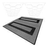 Hexagon LED-verlichting x 2 en Geventileerde, Verzenden, Nieuw