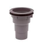 Pvc bakgoot s-lon uitloop met wartel grijs-180  x 70/100 mm, Doe-het-zelf en Verbouw, Verzenden, Nieuw