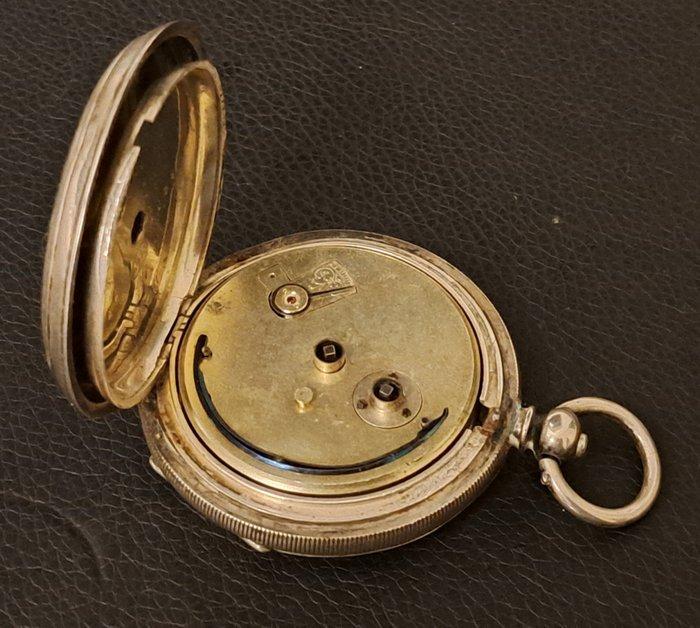 J.M. SKARRATT - Zilveren zakhorloge - 1850-1900, Sieraden, Tassen en Uiterlijk, Horloges | Heren