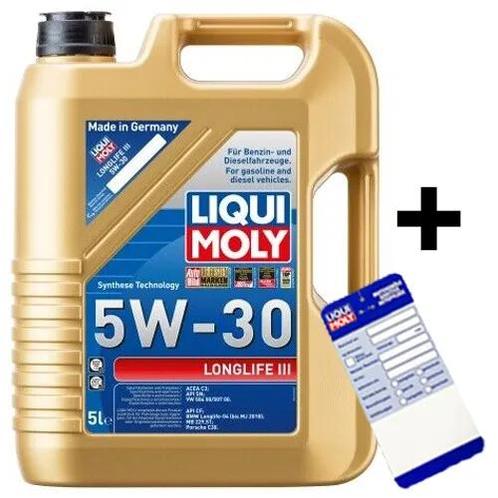 Liqui Moly 5W30 Longlife III Synthetisch Motorolie 20822..., Auto-onderdelen, Motor en Toebehoren, Nieuw, Ophalen of Verzenden