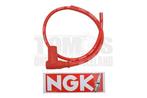Bougiekabel 7mm Racing met bougiedop rood CR4 NGK, Fietsen en Brommers, Ophalen of Verzenden, Nieuw
