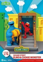 Sesame Street D-Stage PVC Statue Elmo & Cookie Monster 11 cm, Ophalen of Verzenden, Nieuw