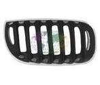 BMW X3, E83, 2004-2006 - GRILLE, in motorkap, zwart, chro..., Verzenden, Nieuw, BMW