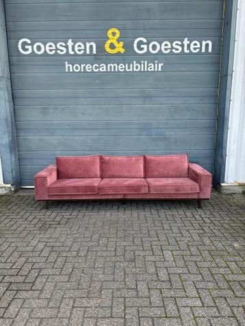 Gebruikte Gestoffeerde Bank (282cm) - B215 - Vintage/Café beschikbaar voor biedingen