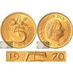 Nederland. Juliana. 5 Cents 1970 (3 varianten) KWALITEIT, Postzegels en Munten, Munten | Nederland