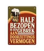 Metalen Bord Hald Bezopen, Verzenden, Nieuw