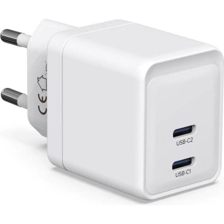 35W Power Adapter USB-C - Geschikt voor Apple Oplader - 2, Telecommunicatie, Mobiele telefoons | Telefoon-opladers, Ophalen of Verzenden