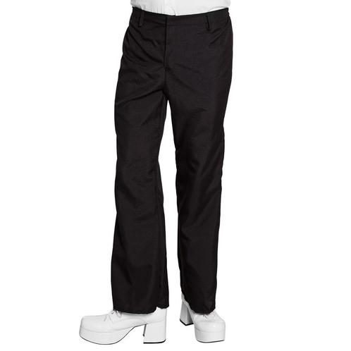 Disco Broek Zwart M/L, Kleding | Heren, Carnavalskleding en Feestkleding, Nieuw, Verzenden