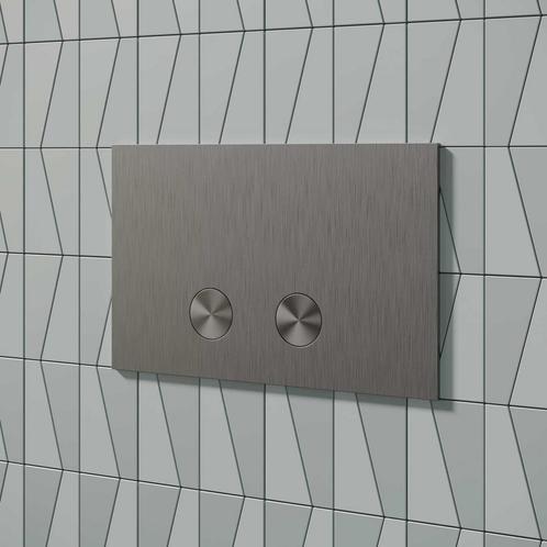 Drukplaat Inti Bath Press RVS 316 tbv UP320/UP720/TECE, Doe-het-zelf en Verbouw, Sanitair, Overige typen, Nieuw, Chroom, Ophalen of Verzenden