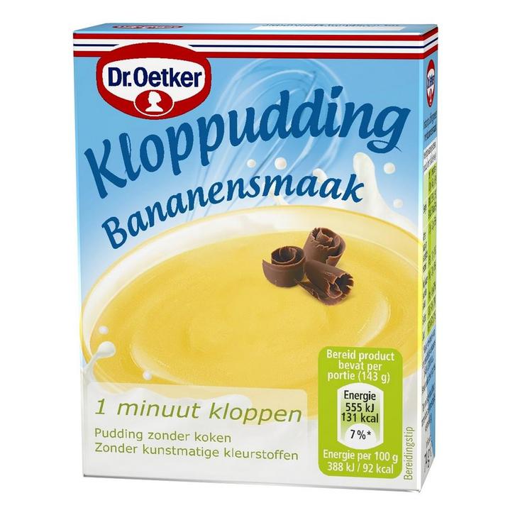 Dr. Oetker Kloppudding Banaan 74g, Hobby en Vrije tijd, Taarten en Cupcakes maken, Nieuw, Verzenden