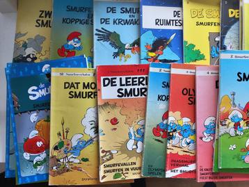 De Smurfen stripboeken | Grote smurf, Lolsmurf, brilsmurf