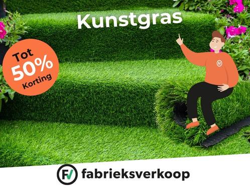 Zomeractie: Tot 50% Korting op Hoogwaardig Kunstgras!, Tuin en Terras, Gras en Kunstgras, 20 m² of meer, Kunstgras, Nieuw, Ophalen