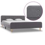 vidaXL Bedframe stof lichtgrijs 160x200 cm, Verzenden, 200 cm, 160 cm, Nieuw