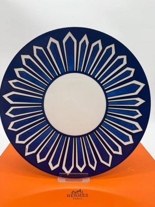 Hermès - Limoges - Bord - Bleus d’Ailleurs -, Antiek en Kunst, Antiek | Meubels | Tafels