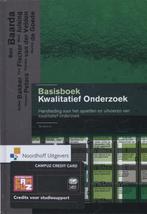 Basisboek kwalitatief onderzoek 9789001807702 Ben Baarda, Boeken, Gelezen, Ben Baarda, Ester Bakker, Verzenden