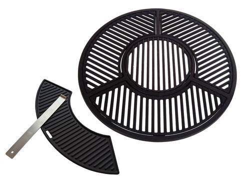 Gietijzeren grill combinatie set voor 57 CM BBQ (oa Weber), Tuin en Terras, Barbecue-accessoires, Verzenden