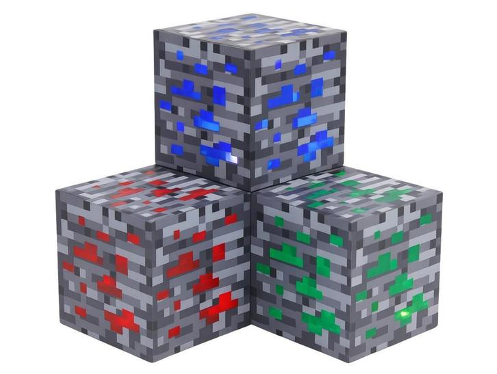 Minecraft Block Lamp | 3 Kleuren | Nieuw, Huis en Inrichting, Lampen | Overige, Nieuw, Verzenden