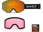 Sinner AURA - Skibril - Magnetische lenzen 100%, Verzenden, Nieuw