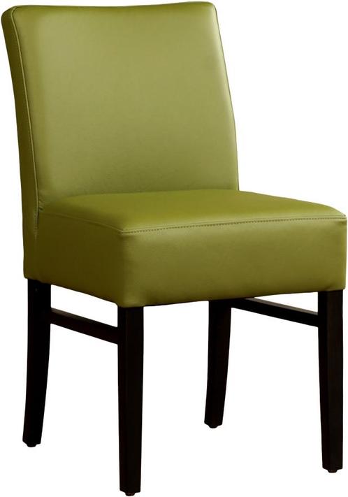 Groene leren landelijke eetkamerstoel - Toledo Leer Apple Gr, Huis en Inrichting, Stoelen, Eén, Nieuw, Leer, Ophalen of Verzenden