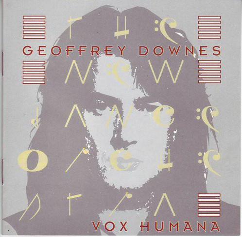 cd - Geoffrey Downes - Vox Humana, Cd's en Dvd's, Cd's | Overige Cd's, Zo goed als nieuw, Verzenden