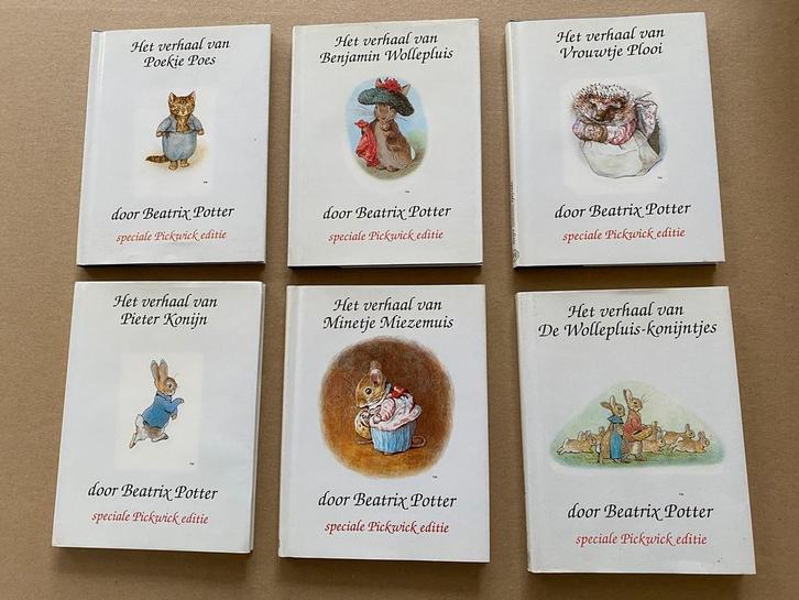 6 X Pickwick Editie Mini-boekjes - Beatrix Potter - NIEUW, Boeken, Prentenboeken en Plaatjesalbums, Prentenboek, Zo goed als nieuw