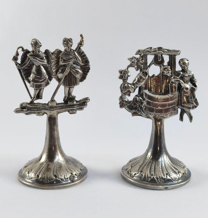 Tafelmiddenstuk - .950 zilver, Antiek en Kunst, Antiek | Goud en Zilver