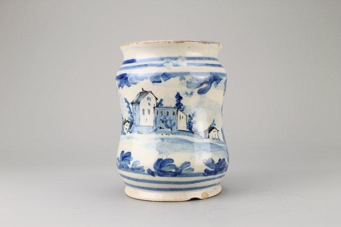 Apothekerspot / Albarello - Aardewerk, Majolica, Antiek en Kunst, Antiek | Glas en Kristal