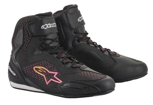 Alpinestars Stella Faster-3 Rideknit Zwart Geel Roze, Motoren, Kleding | Motorkleding, Dames, Nieuw met kaartje, Laarzen, Verzenden