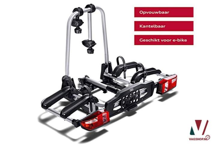 Audi fietsendrager (origineel), Auto diversen, Fietsendragers, Trekhaakdrager, 2 fietsen, Elektrische fiets, Nieuw, Ophalen of Verzenden