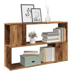vidaXL Boekenkast 100x24x63 cm bewerkt hout oud houtkleurig, Huis en Inrichting, Kasten | Boekenkasten, Verzenden, Nieuw, Overige houtsoorten