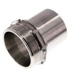 G 3 Buitendraad x 75mm RVS Slangpilaar met, Verzenden, Nieuw