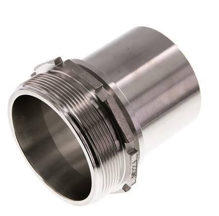 G 3 Buitendraad x 75mm RVS Slangpilaar met, Doe-het-zelf en Verbouw, Overige Doe-het-zelf en Verbouw, Nieuw, Verzenden
