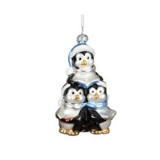 Pinguïn kerst ornament | Decoris (Glas), Diversen, Kerst, Nieuw, Verzenden