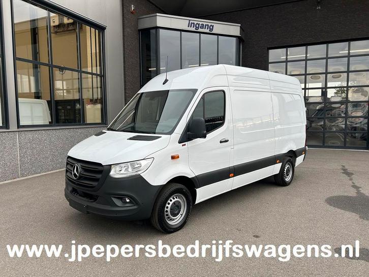 Zakelijke Lease |  Mercedes-Benz Sprinter 317 CDI L2 H2 MBUX, Auto's, Bestelauto's, Onderhoudsboekje, Lease, Zwart, Handgeschakeld