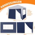 KESSER® Zijwand voor paviljoen - 3x3m - Blauw, Verzenden, Nieuw