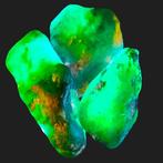 Colombiaanse smaragden (groene variëteit van beryl) Ruwe