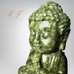 Premium - Boeddha en Jade XL Gravure - Hoogte: 150 mm -