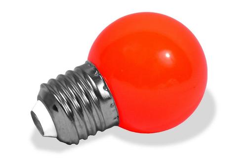 Led lamp Rood | 1 watt, Huis en Inrichting, Lampen | Losse lampen, Led-lamp, Nieuw, Minder dan 30 watt, E27 (groot), Ophalen of Verzenden