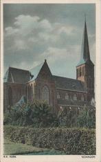 SCHAGEN - R. K. Kerk, Verzamelen, Ansichtkaarten | Nederland, Verzenden, Gelopen
