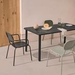 *WOONWINKEL* Kave Home Brai Tuin Eettafel Metaal Donkergrijs, Verzenden, Nieuw