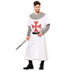 Middeleeuwse ridder kostuum - wit, Nieuw, Feestartikel, Verzenden