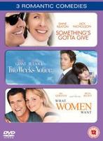 Somethings Gotta Give/Two Weeks Notice/What Women Want DVD, Zo goed als nieuw, Verzenden
