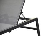 Showroommodel Hetty ligbed aluminium antraciet verstelbaar, Ophalen of Verzenden, Nieuw