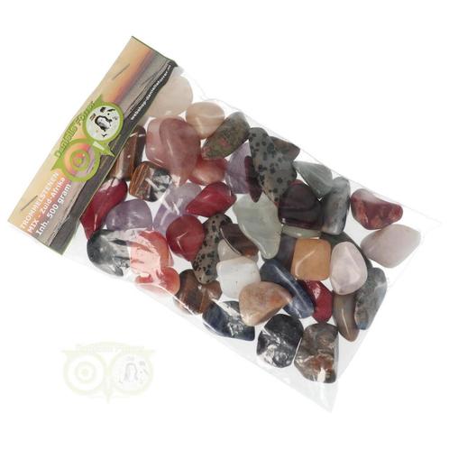 Trommelstenen mix 500 gram - edelstenen voordeel, Sieraden, Tassen en Uiterlijk, Edelstenen, Nieuw, Verzenden