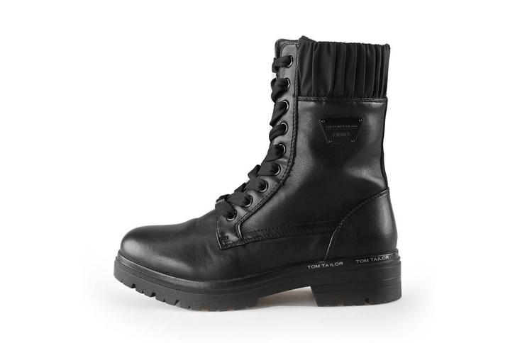 Tom Tailor Veterboots in maat 37 Zwart | 10% korting, Kleding | Dames, Schoenen, Zwart, Zo goed als nieuw, Overige typen, Verzenden