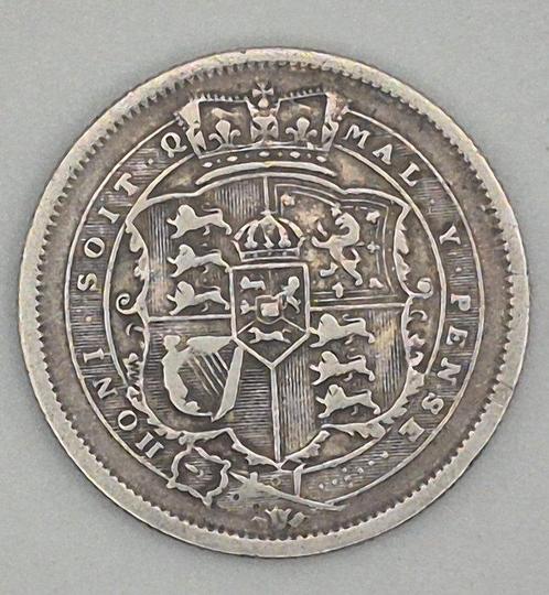 Verenigd Koninkrijk. George III. Shilling 1817 (Zonder, Postzegels en Munten, Munten | Europa | Niet-Euromunten