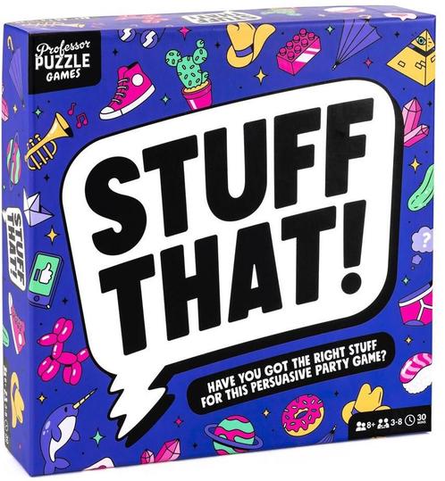Stuff That! - Kaartspel | Professor Puzzle - Kaartspellen, Hobby en Vrije tijd, Gezelschapsspellen | Kaartspellen, Nieuw, Verzenden
